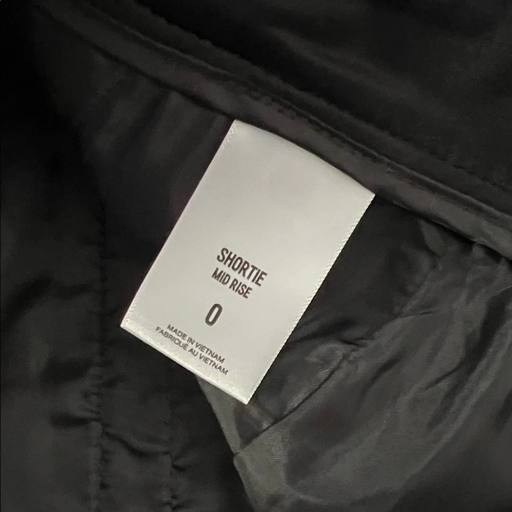 Express Mid Waist Black Women's Shorts - Picture 3 of 4